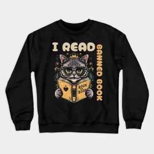 I read banned books Crewneck Sweatshirt